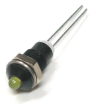 LED-möbel 6mm svart/gul