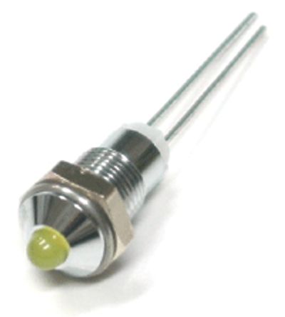 LED-möbel 6mm krom/gul