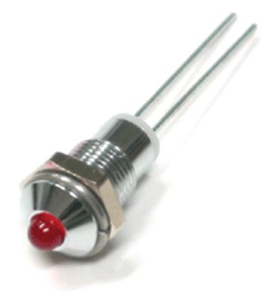 LED-möbel 6mm krom/röd