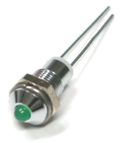 LED-möbel 6mm krom/grön