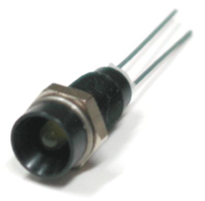 LED-möbel 6mm svart/gul