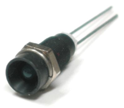 LED-möbel 6mm svart/blå