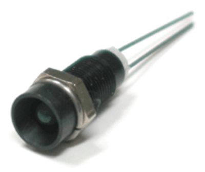 LED-möbel 6mm svart/grön