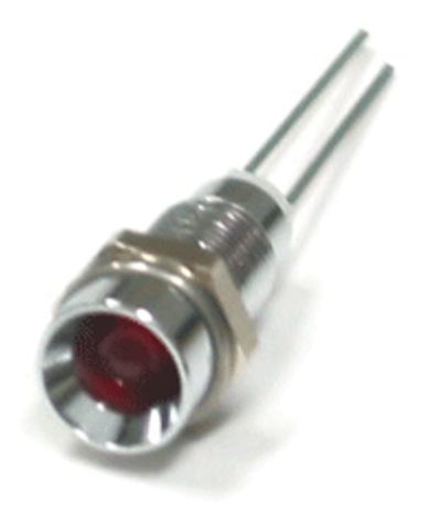 LED-möbel 6mm krom/röd LED-möbel 6mm krom/röd