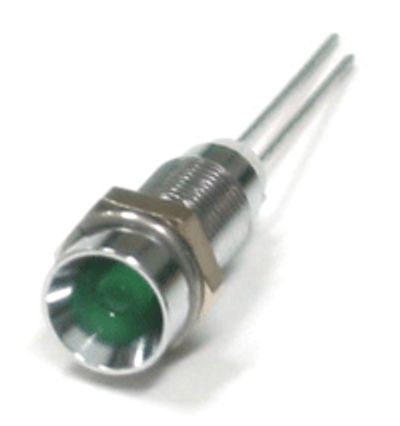 LED-möbel 6mm krom/grön