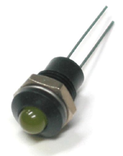 LED-möbel 8mm svart/gul