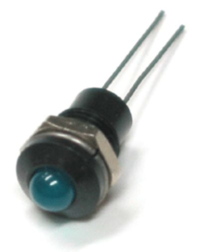 LED-möbel 8mm svart/blå