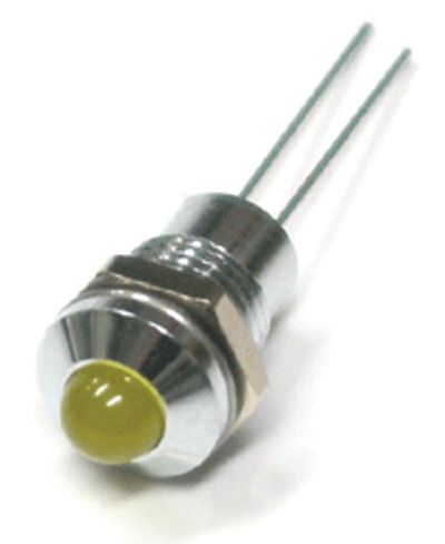 LED-möbel 8mm krom/gul