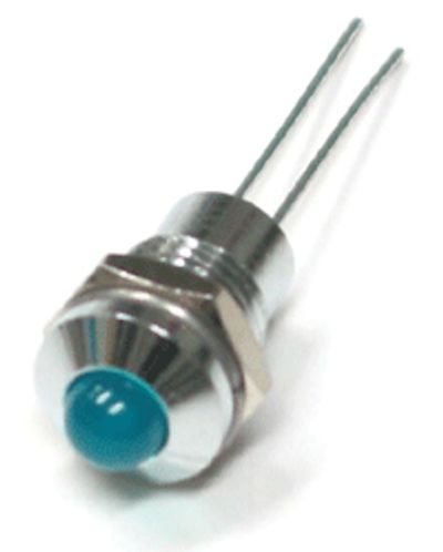 LED-möbel 8mm krom/blå