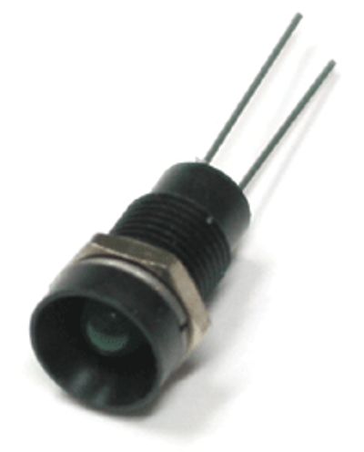 LED-möbel 8mm svart/grön