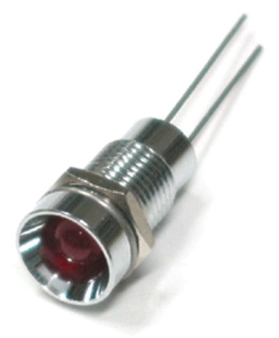 LED-möbel 8mm krom/röd