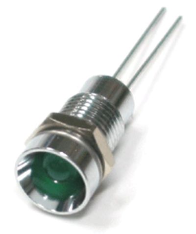 LED-möbel 8mm krom/grön