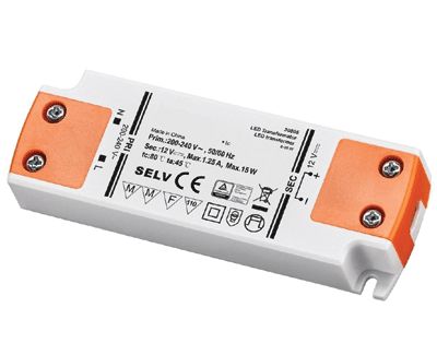 Strömkälla för LED-belysning 12Vdc 15W