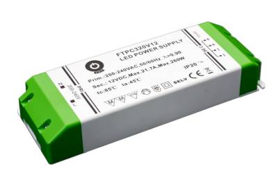 Strömkälla för LED-belysning 12Vdc 260W