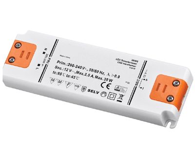 Strömkälla för LED-belysning 12Vdc 30W