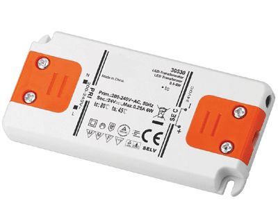 Strömkälla för LED-belysning 24Vdc 6W