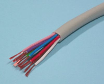 Multikärnkabel 10x0,5mm² oskyddad