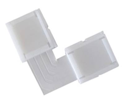 Förlängningskontakt för LED-ljusslingor 4-polig / vinkel för 10 mm slingor