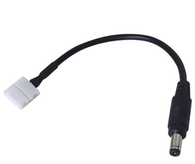 DC-anslutningskabel 10mm för LED-ljusslingor 150mm