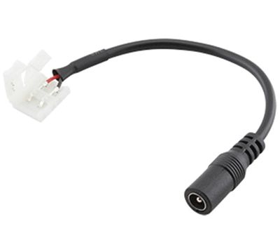 DC-anslutningskabel 10mm för LED-ljusslingor 150mm