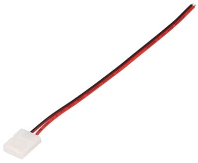 Anslutningskabel för LED-ljusslingor 2-polig. För 8 mm slingor, 140 mm