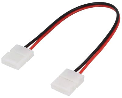 Kopplingskabel för LED-ljusslingor 2-polig. För 8 mm slingor, 135 mm