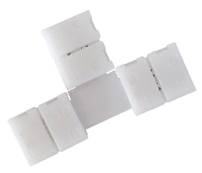 Förlängningskontakt för LED-ljusslingor 2-polig / T-kontakt för 8 mm slingor