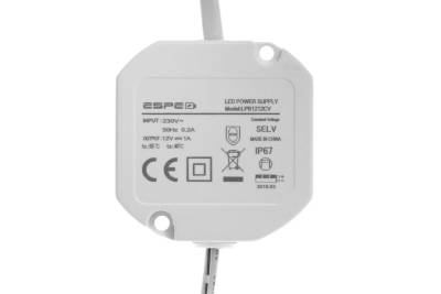 Kvarnströmskälla 12Vdc 1A 12W IP67