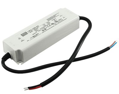 Strömförsörjning för hackare IP67 24Vdc 6,3A 151,2W (LPV-150-24)