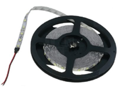 LED-ljusslinga 8mm IP20 12Vdc 7,7W/m 360lm/m 3000K varmvit 5m/rulle