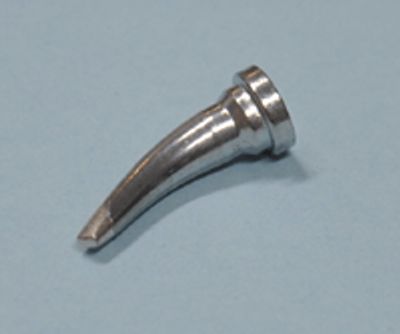 Lödkolvsspets 1,6 mm böjd mejsel