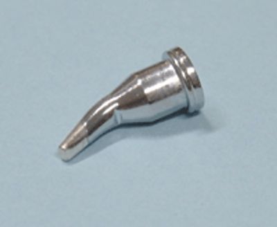 Lödkolvsspets 1,6 mm böjd mejsel kort