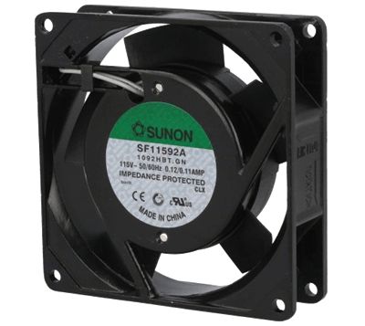 AC-enhetsfläkt 92x92x25mm 115Vac