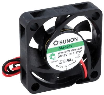 DC-fläkt 40x40x10mm 12Vdc (MF40101V2-1000U-A99)