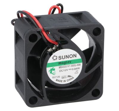 DC-fläkt 40x40x20mm 12Vdc (MB40201V1-000U-A99)