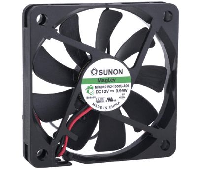 DC-fläkt 60x60x10mm 12Vdc (MF60101V2-1000U-A99)