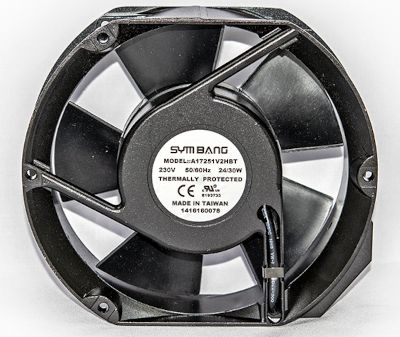 AC-enhetsfläkt 172x151x51mm 230Vac ^ AC-enhetsfläkt 172x151x51mm 230Vac ^