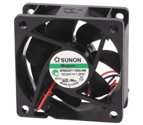 1000u DC-fläkt 60x60x25mm 24Vdc (MF60252V1-1000U-A99) - Starelec.se