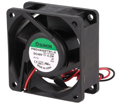 DC-fläkt 60x60x25mm 48Vdc