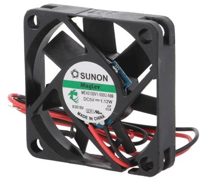 DC-fläkt 45x45x10mm 5Vdc