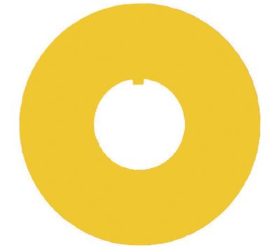 Skylt utan text 80mm för L21-seriens strömbrytare gul (LWE00) Skylt utan text 80mm för L21-seriens strömbrytare gul (LWE00)