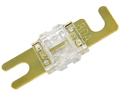 Mini-ANL-säkring förgylld 80A 32Vdc klar (ZH274-S-G-80) * Mini-ANL-säkring förgylld 80A 32Vdc klar (ZH274-S-G-80) *