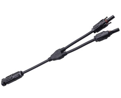 MC4-förgreningskabel 30A 1000V 1x hane / 2x hona 0,3m