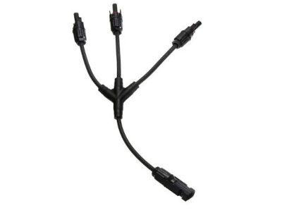 MC4-förgreningskabel 30A 1000V 1x hane / 3x hona 0,3m