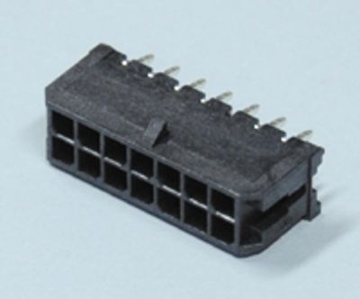 Chassikontakt för kretskort Micro-Fit hane rak 14-polig