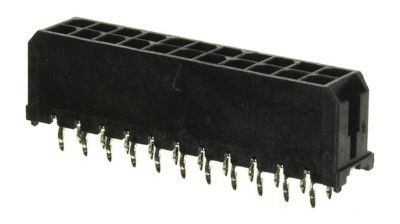 Chassikontakt för kretskort Micro-Fit hane rak 22-polig