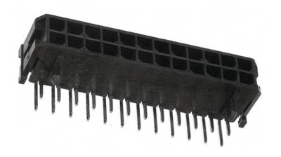 Chassikontakt för kretskort Micro-Fit hane vinklad 24-polig