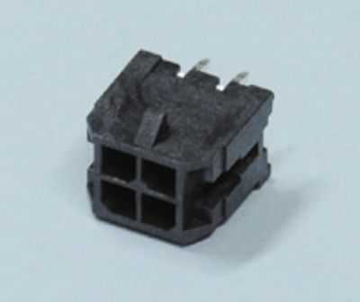 Chassikontakt för kretskort Micro-Fit hane rak 4-polig