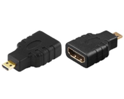 Adapterkontakt micro-HDMI-hane/HDMI-hona