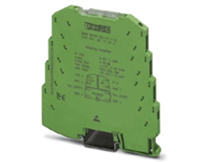 Signalomvandlare/förstärkare (I/U) för DIN-skena 0-20mA/0-10V
